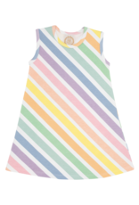 TBBC Sleeveless Polly Play Dress Rainbow Rollerskate Stripe
