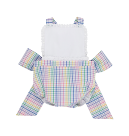 TBBC Sally Sunsuit Colored Pens Plaid