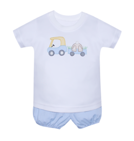 Baby Sen Blue Tykes w/Bunny Short Set