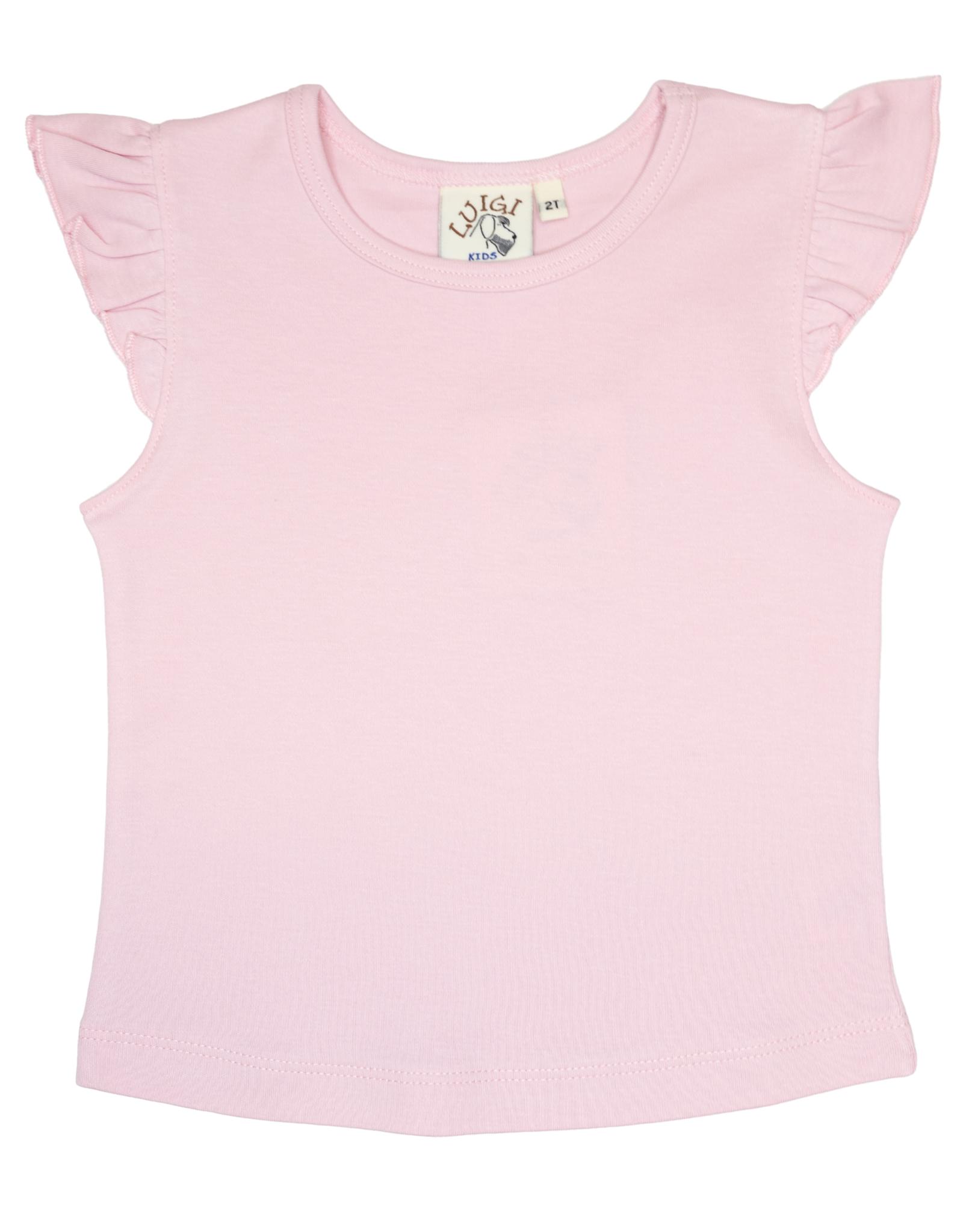 Luigi ITS229 Flutter Sleeve Shirt Pink