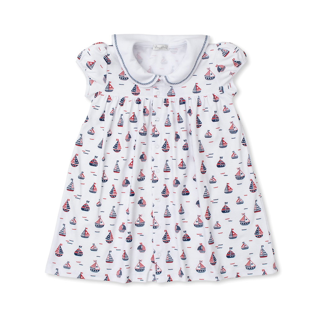 Kissy Kissy Sails n Whales Dress Set main image 0