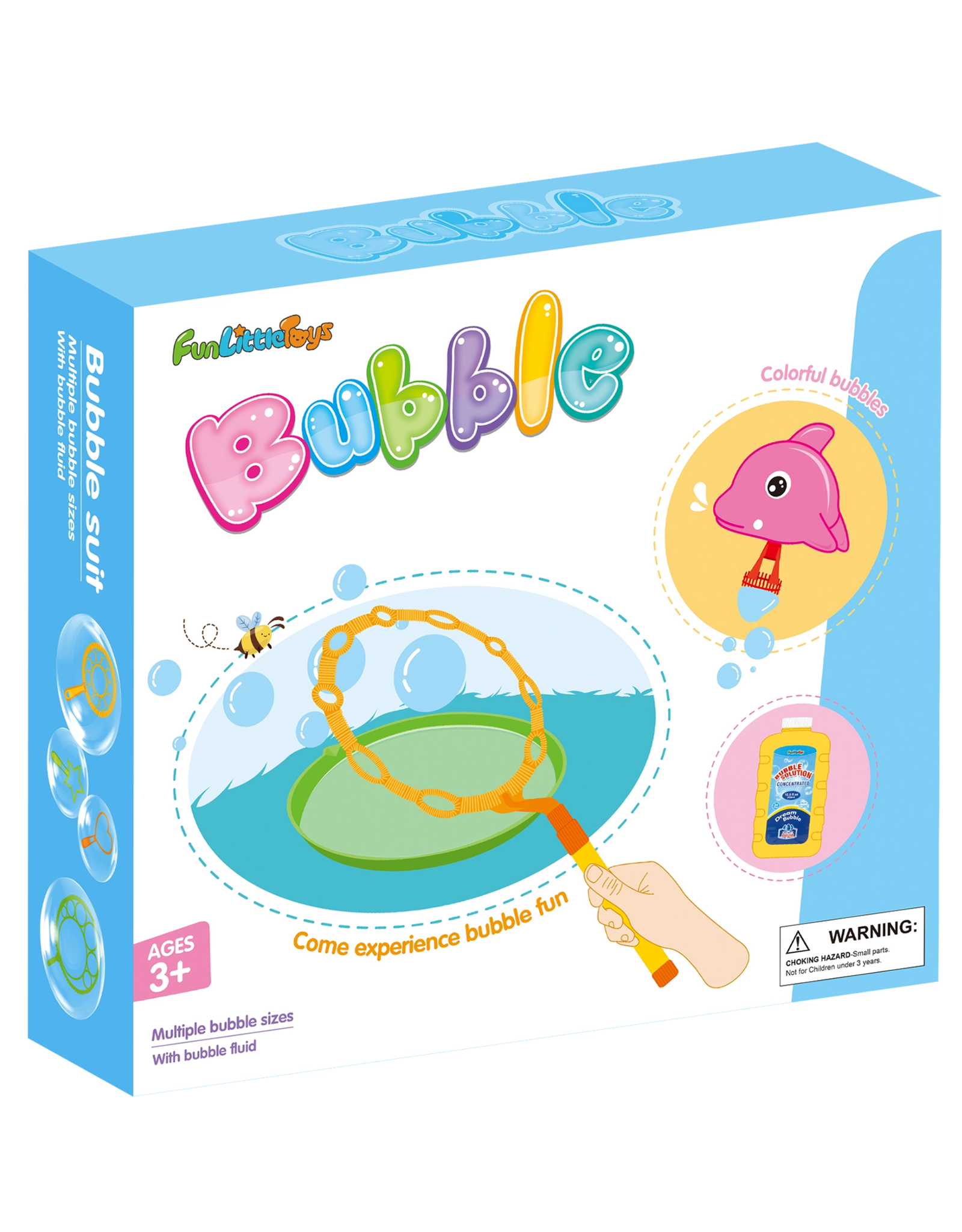 Fun Little Toys Big Bubbles Maker 14pc Set