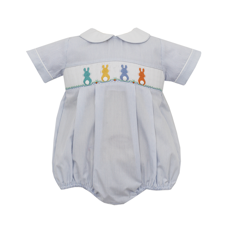 Petit Bebe Cotton Tail Smocked Bubble Spoiled Sweet Boutique