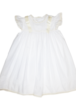 Lulu Bebe LB Caroline Heirloom Dress White