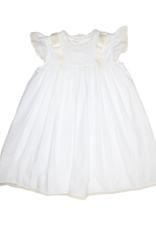 Lulu Bebe LBS24 Caroline Heirloom Dress White