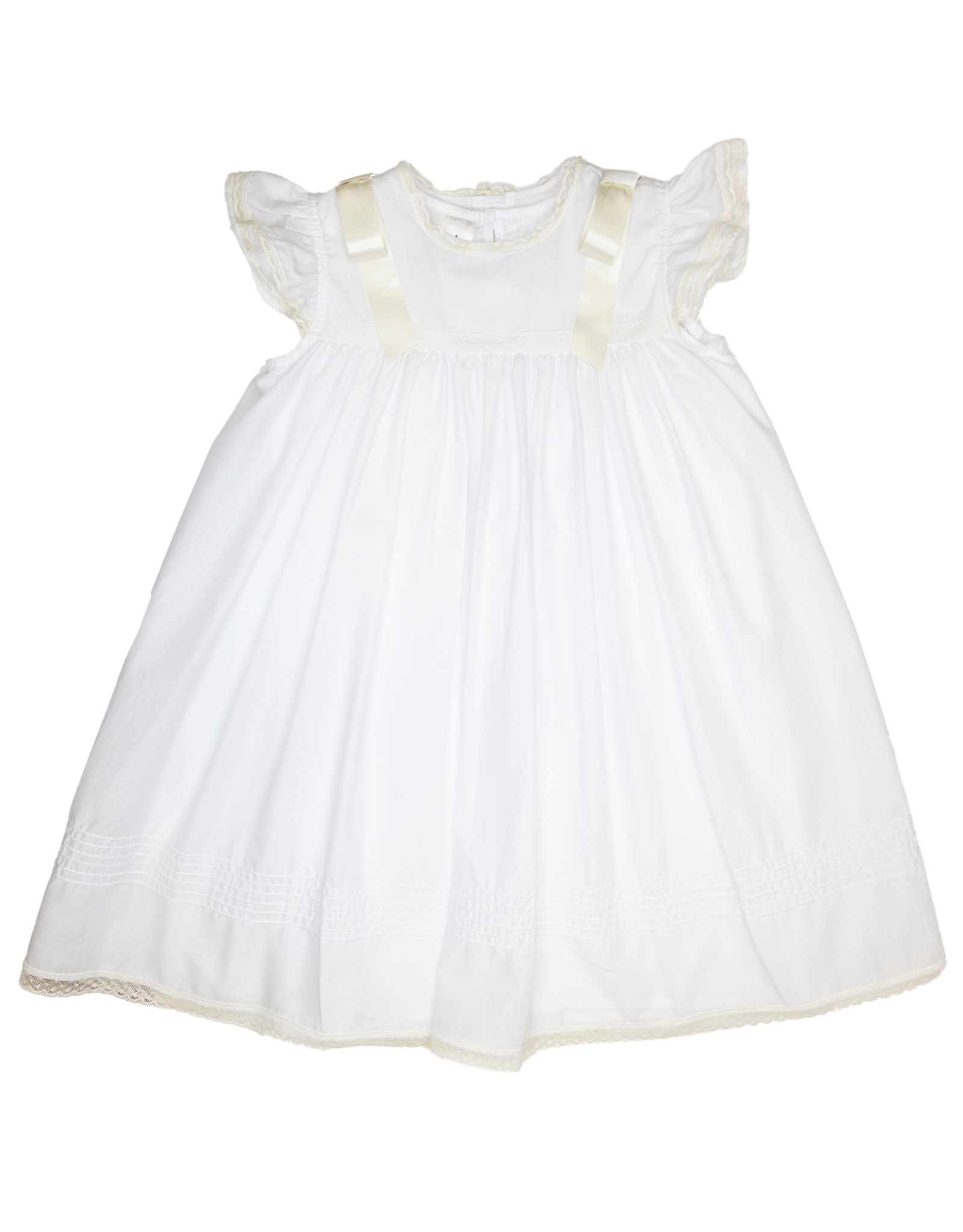 Lulu Bebe LBS24 Caroline Heirloom Dress White