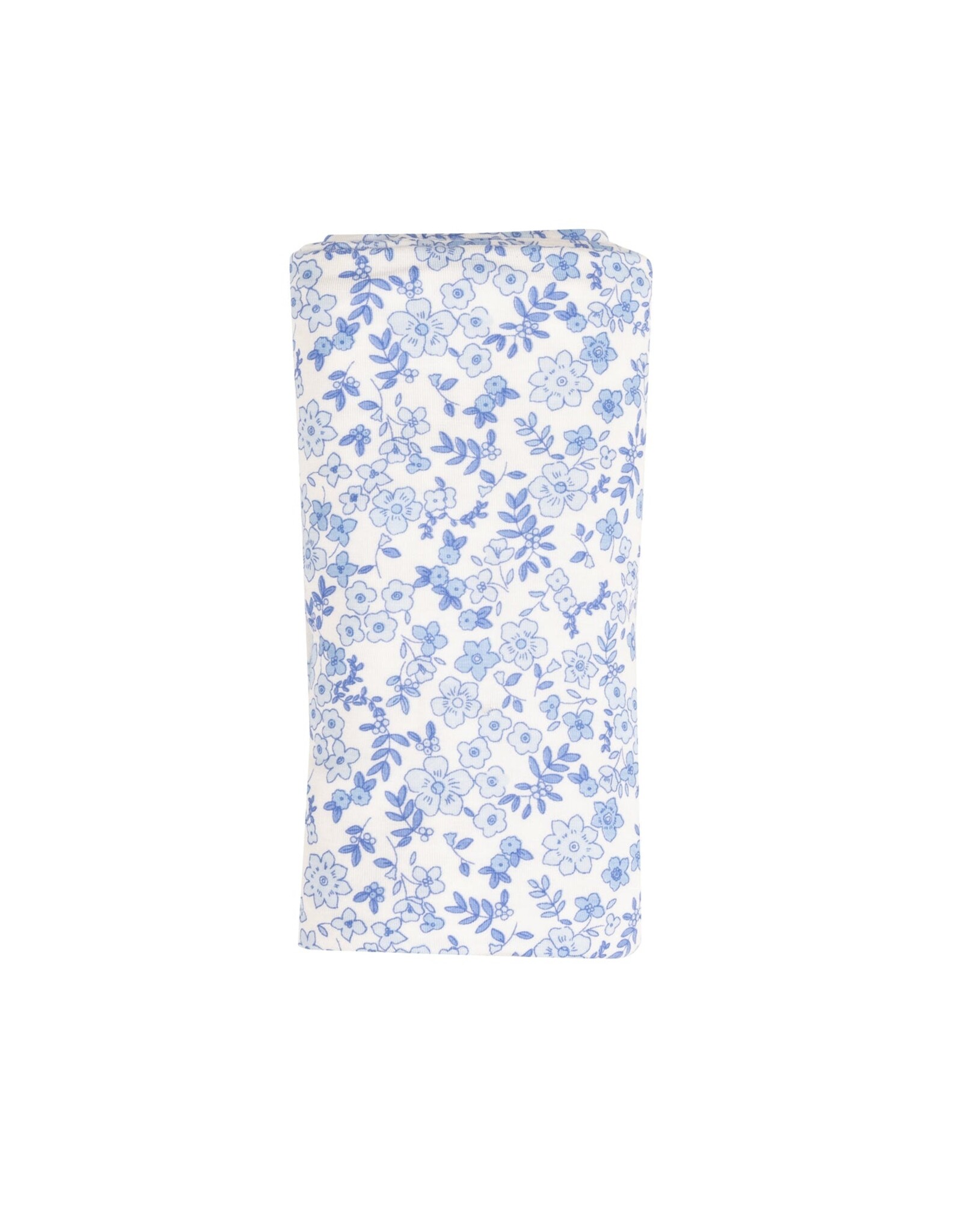 Angel Dear Swaddle Blanket Blue Calico Floral Spoiled Sweet Boutiqu