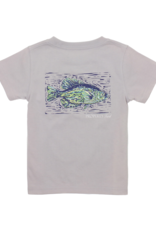 Properly Tied PT24 SS Tee  Crappie Ice Grey