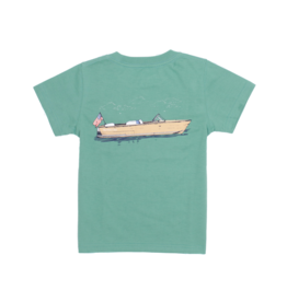 Properly Tied Short Sleeve Tee Boating Tradition Ivy Green