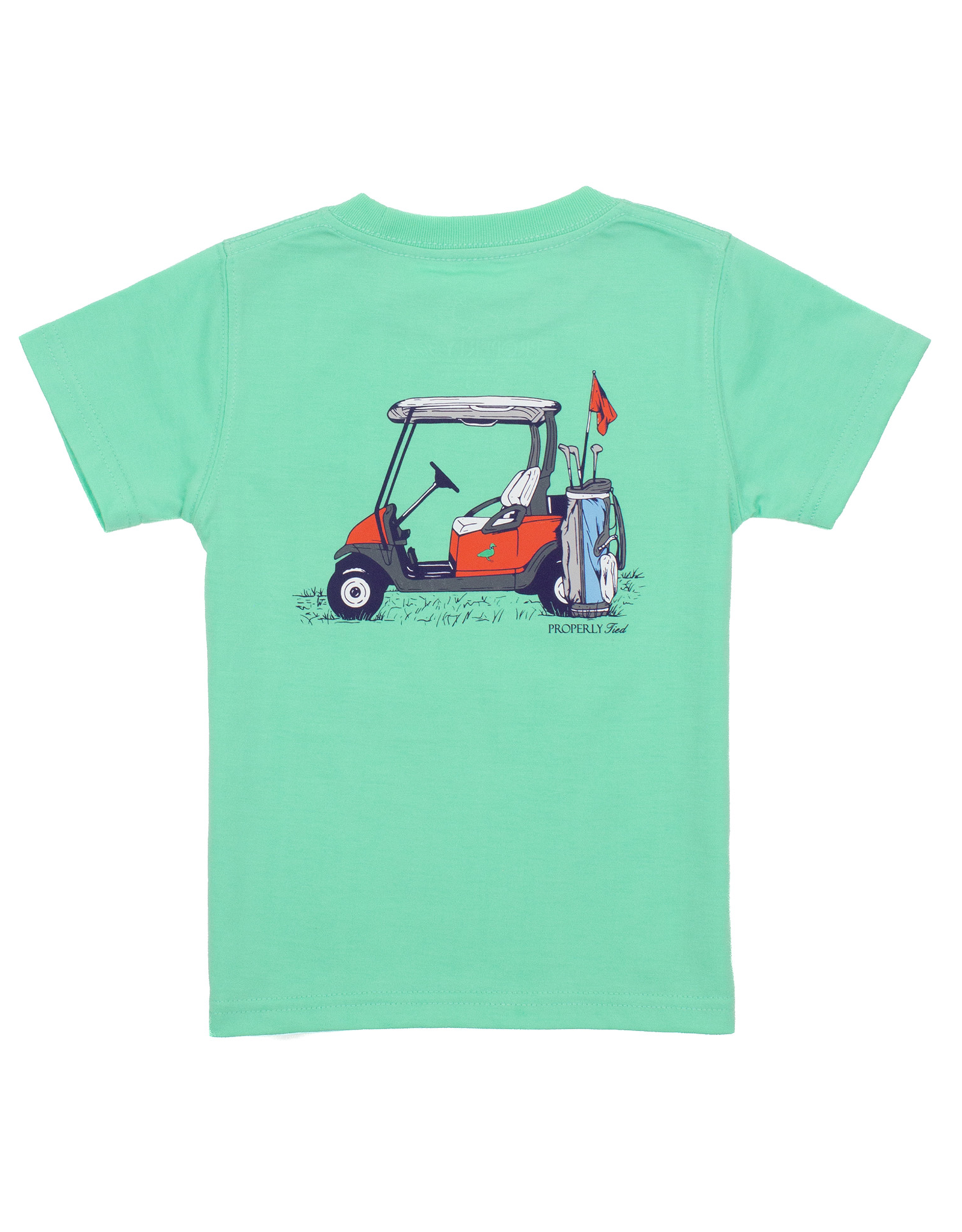 Properly Tied PT24 SS Tee Country Club Wash Green