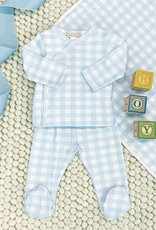 TBBC Baby Buggy Blanket Buckhead Blue Gingham