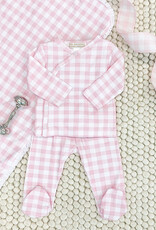 TBBC Baby Buggy Blanket Palm Beach Pink Gingham