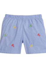 Little English LES24 Embroidered Short Airplanes
