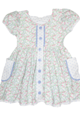 Swoon Baby 2491 Prim Pocket Floral Dot Dress