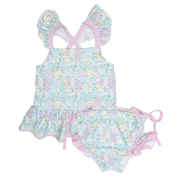 Swoon Baby Tunic Pink Floral 2 pc Swimsuit
