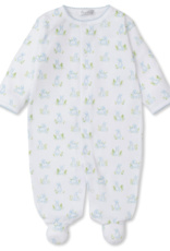 Kissy Kissy Cottontail Hollows Footie Blue