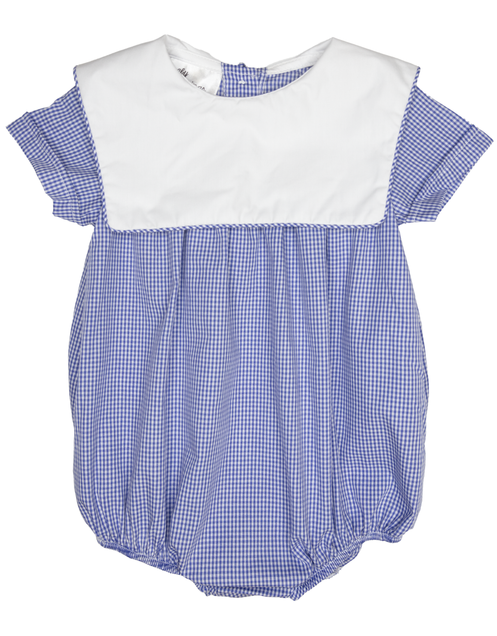 Baby Blessings BB0962 Royal Gingham Collar Bubble