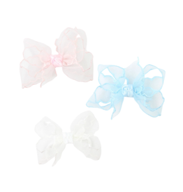 Beyond Creations 3.5" Organza Scalloped Bow