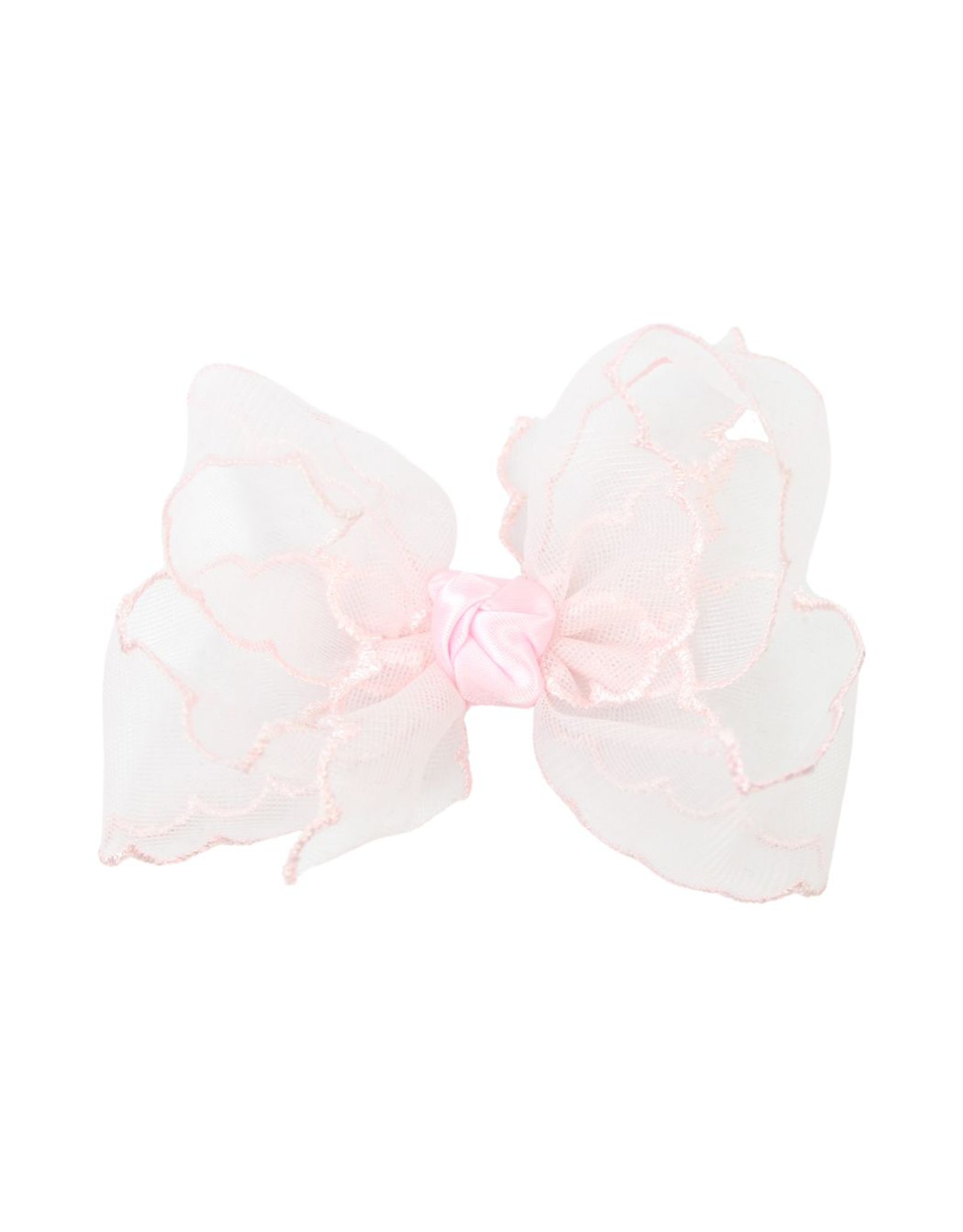 Beyond Creations SCOM 3.5" Organza Scalloped Bow