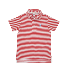 TBBC Prim Proper Polo Richmond Red Stripe/Blue