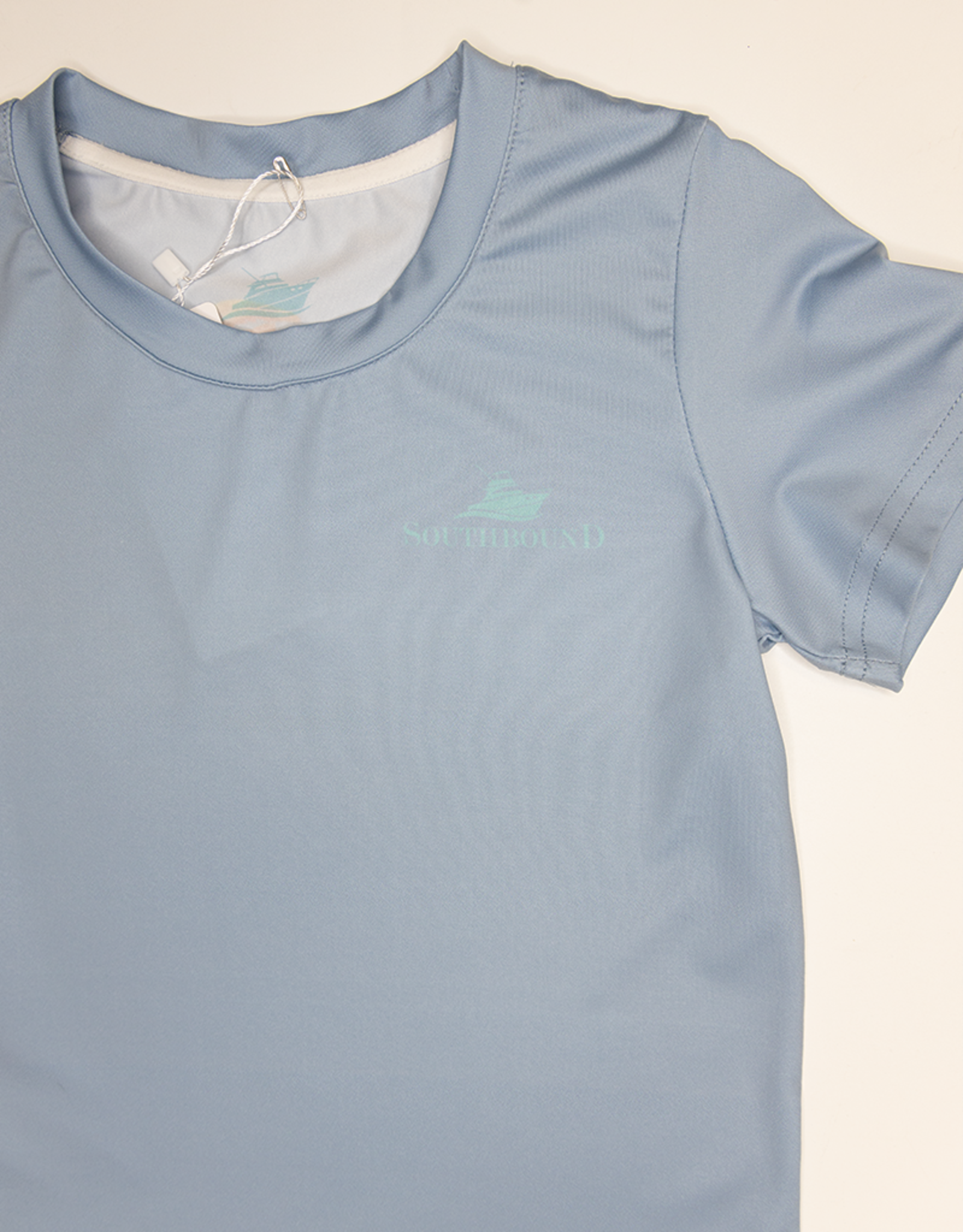 South Bound 3388 Performance Tee Blue Crab