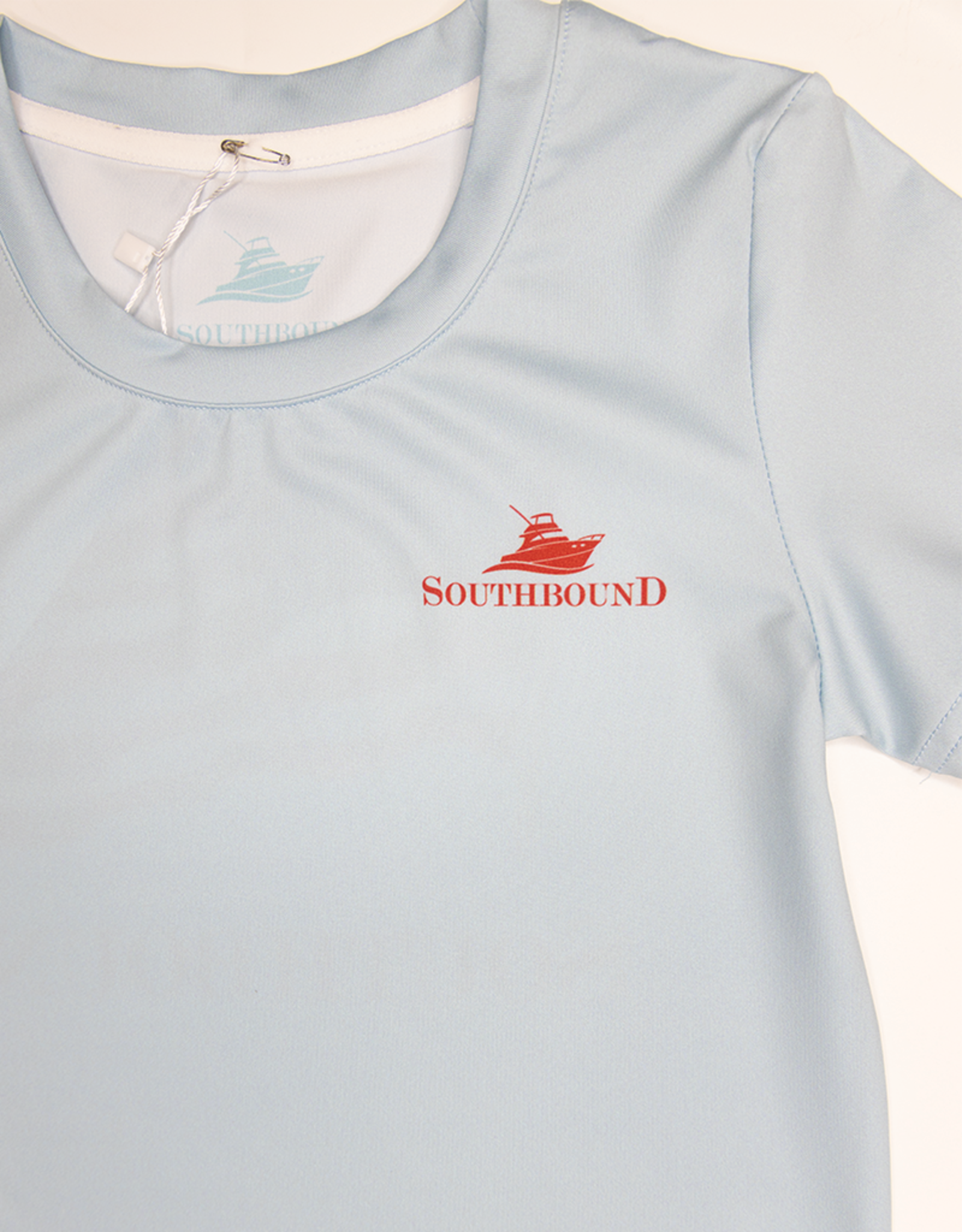 South Bound 3387 Performance Tee Blue Flag