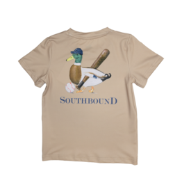 South Bound Performance Tee Tan Duck