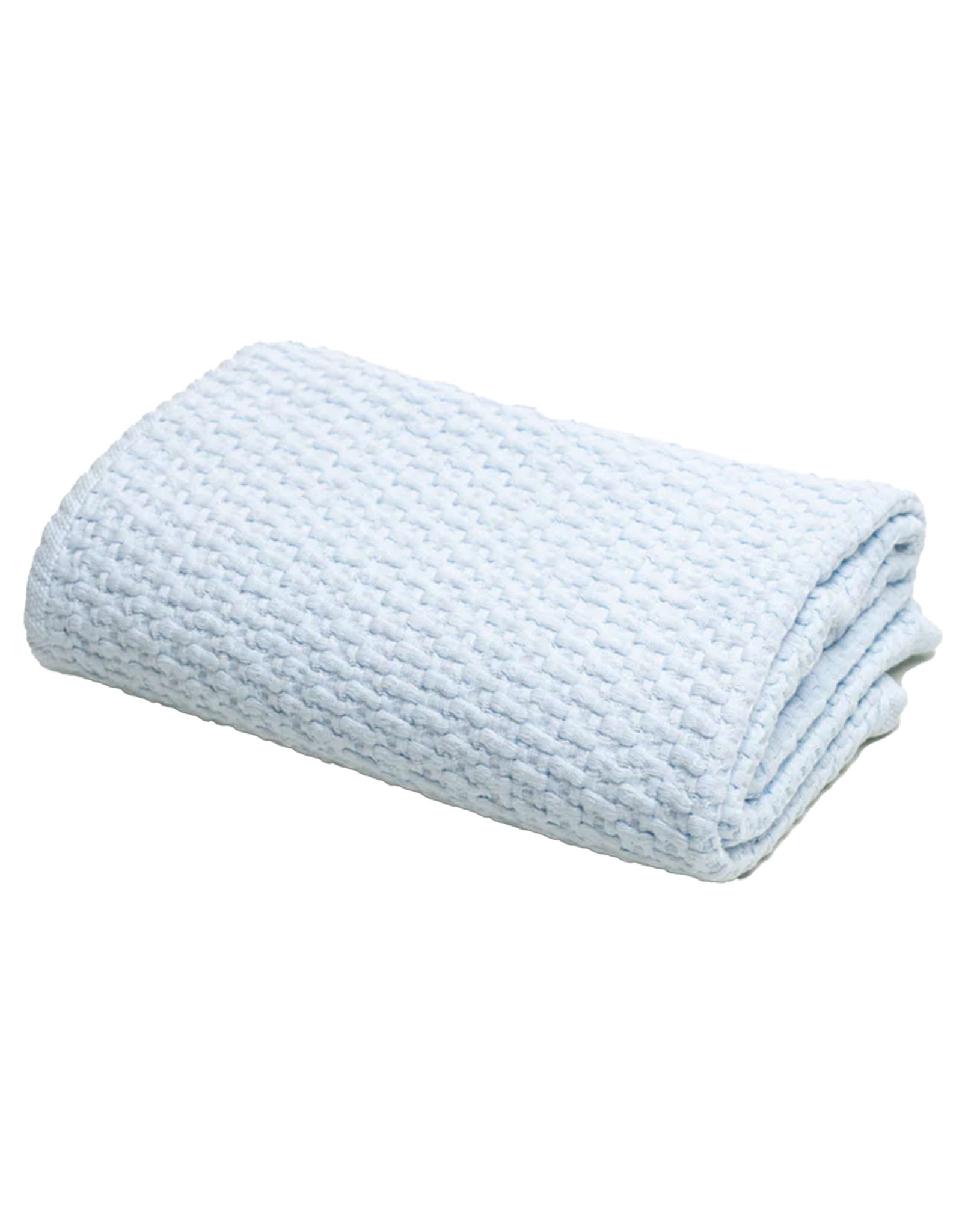 A Soft Idea ASI Stonewashed Basketweave Blanket Blue