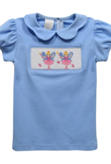 Vive la Fete VFS24 Blue Fairy Smocked Shirt