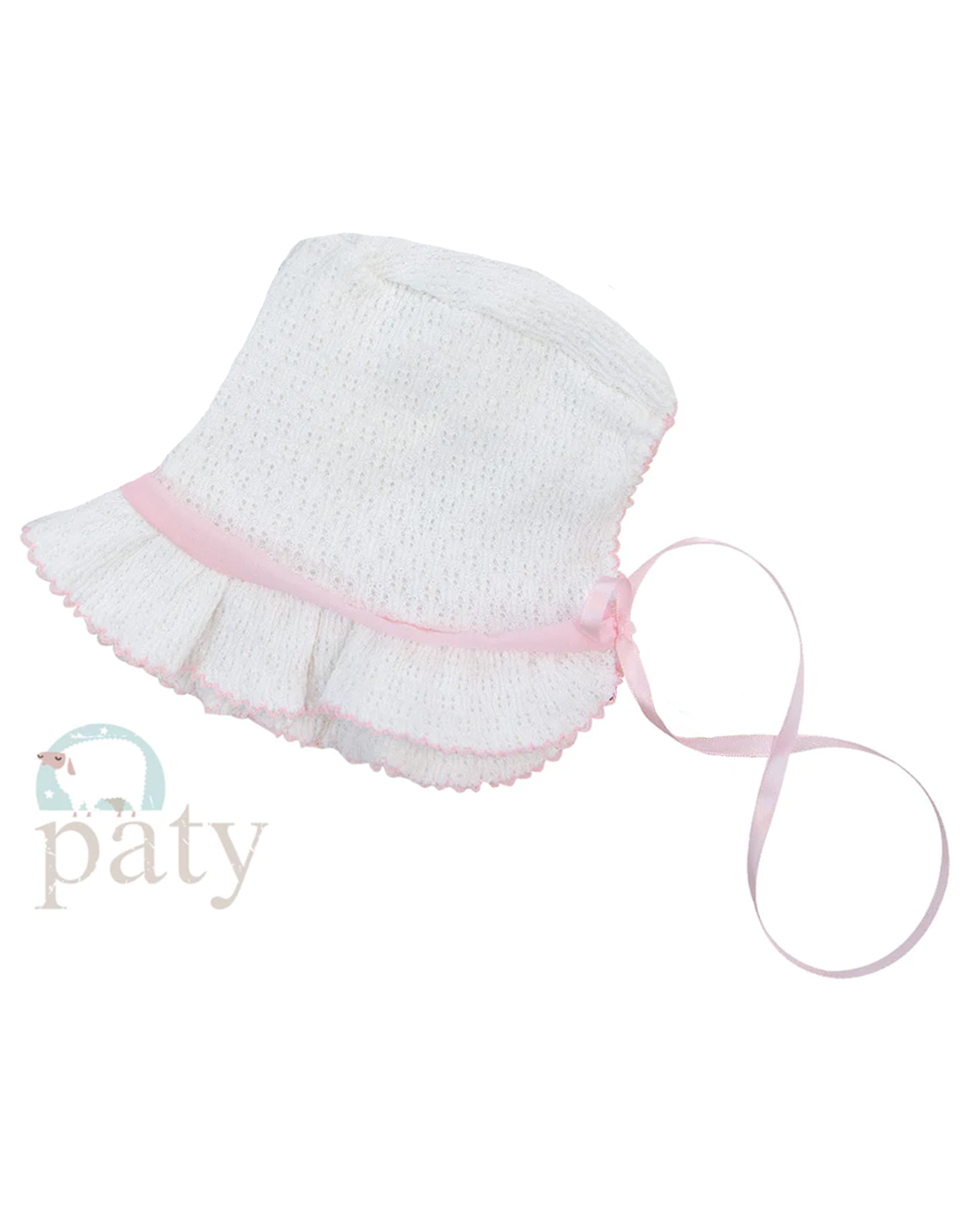 Paty, Inc. 118CH Bonnet w/pink chiffon