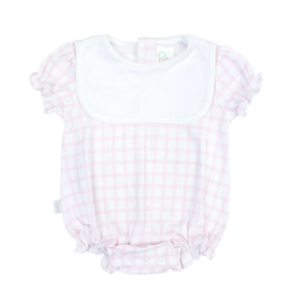 Paty, Inc. Pink Gingham Knit Bubble