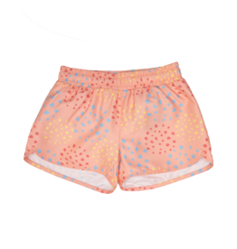 Honesty Kids Peach Multi Dots Shorts