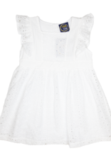 Emma Jean 1004 White Eyelet Lace Dress