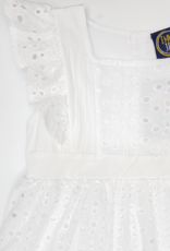 Emma Jean 1004 White Eyelet Lace Dress