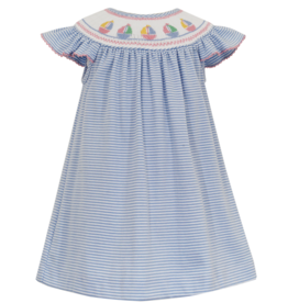 Petit Bebe Sailboat Knit Bishop Dress
