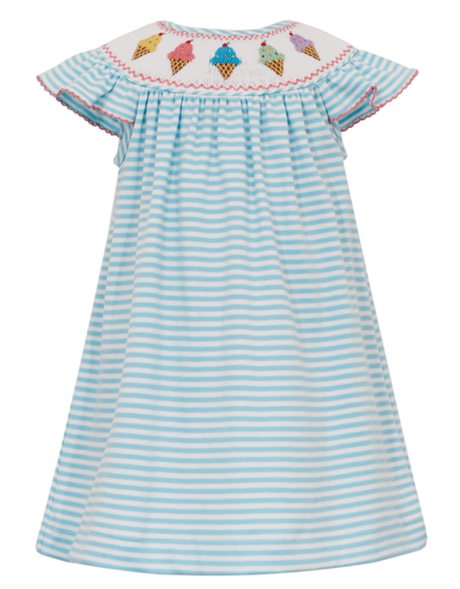 Petit Bebe 434R Ice Cream Knit Bishop Dress