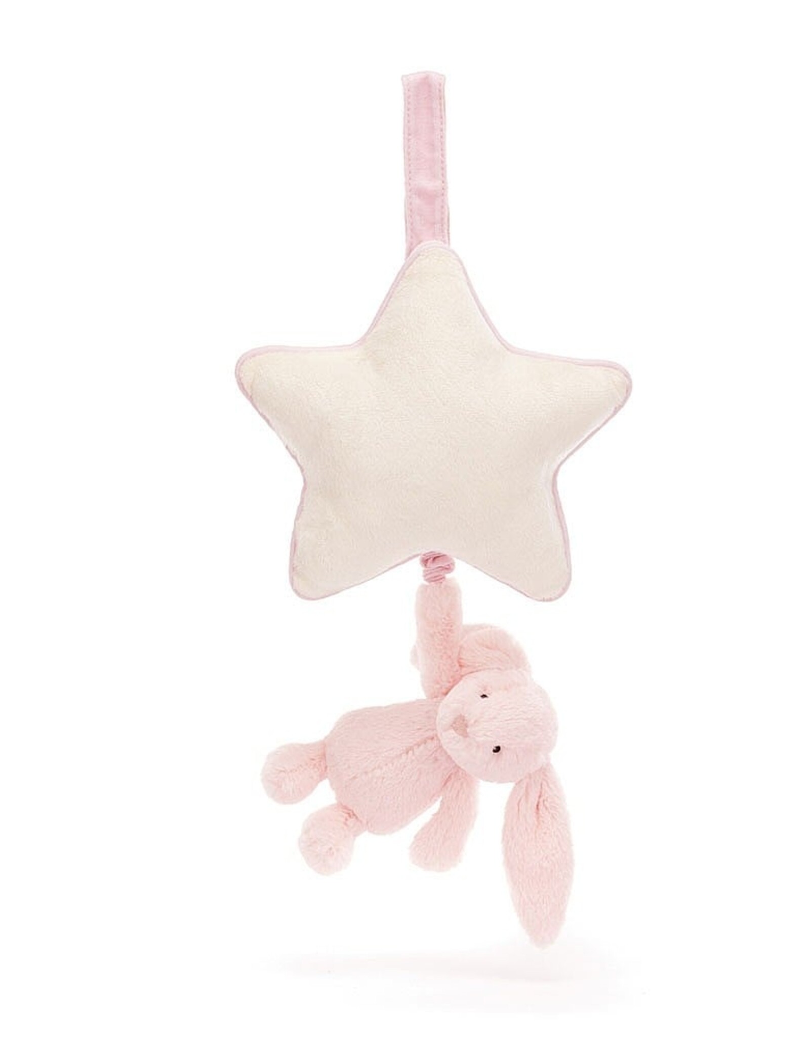Jellycat Bashful Pink Bunny Musical Pull