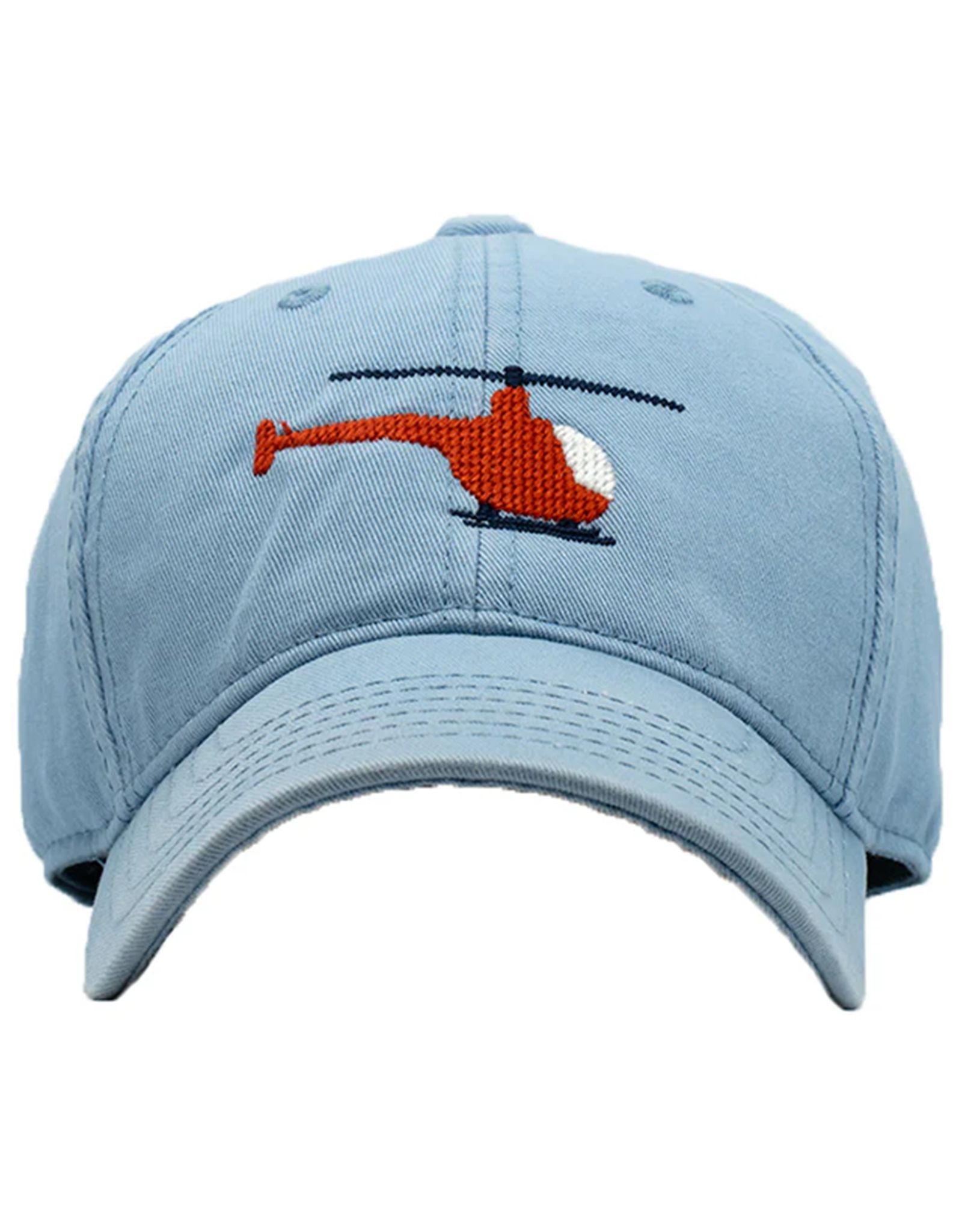 Harding Lane HL Embroidered Hat Chambray Helicopter
