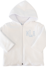 Kissy Kissy F24 Jacquard Zip Jacket Blue