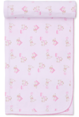 Kissy Kissy Pups in Action  Blanket Pink