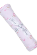 Kissy Kissy Pups in Action  Blanket Pink