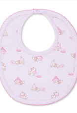 Kissy Kissy Pups in Action Bib Pink