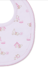 Kissy Kissy Pups in Action Bib Pink