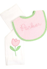 3 Marthas 3M boxed burp/bib set Tulip