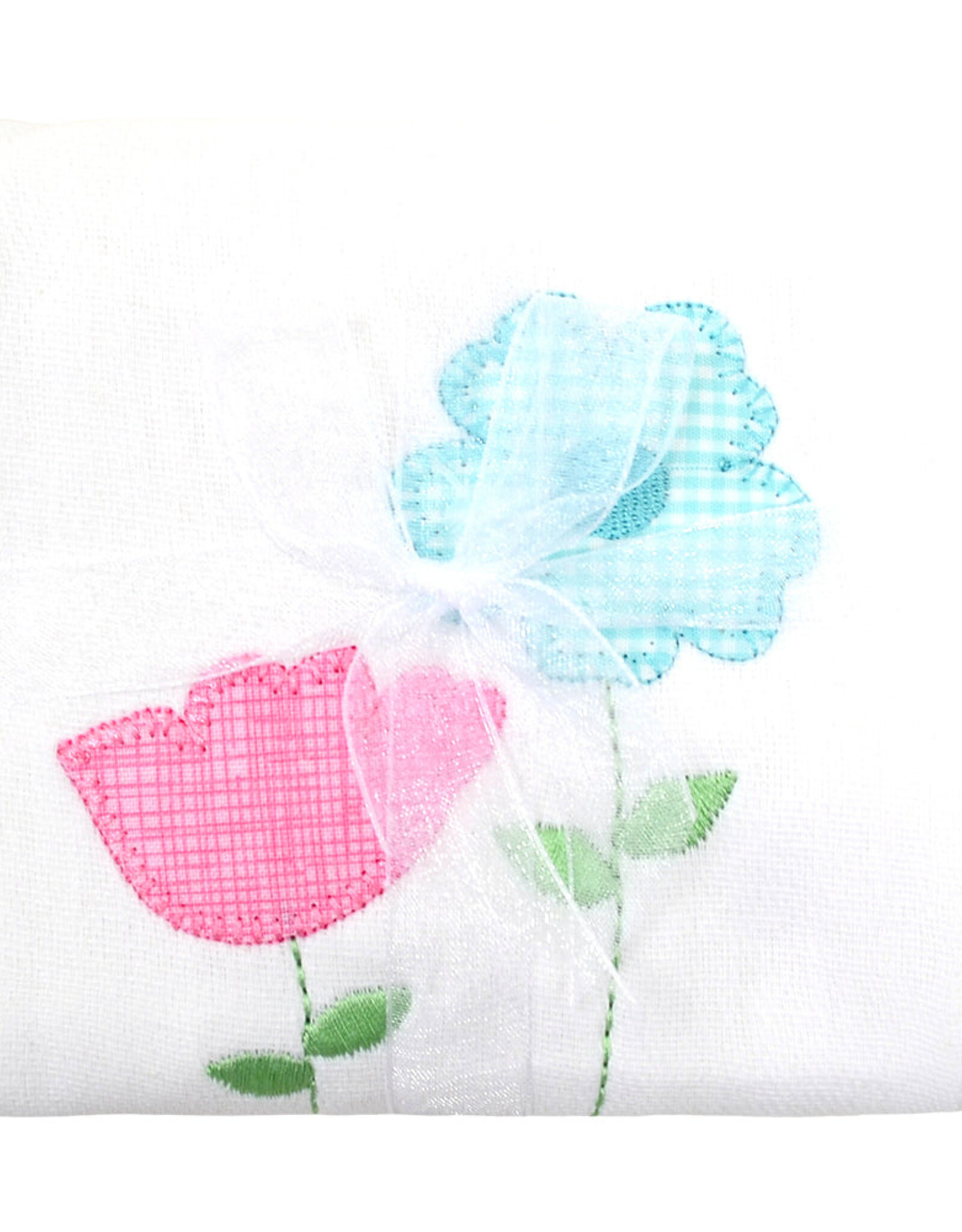 3 Marthas 3M appliqued burp pad garden