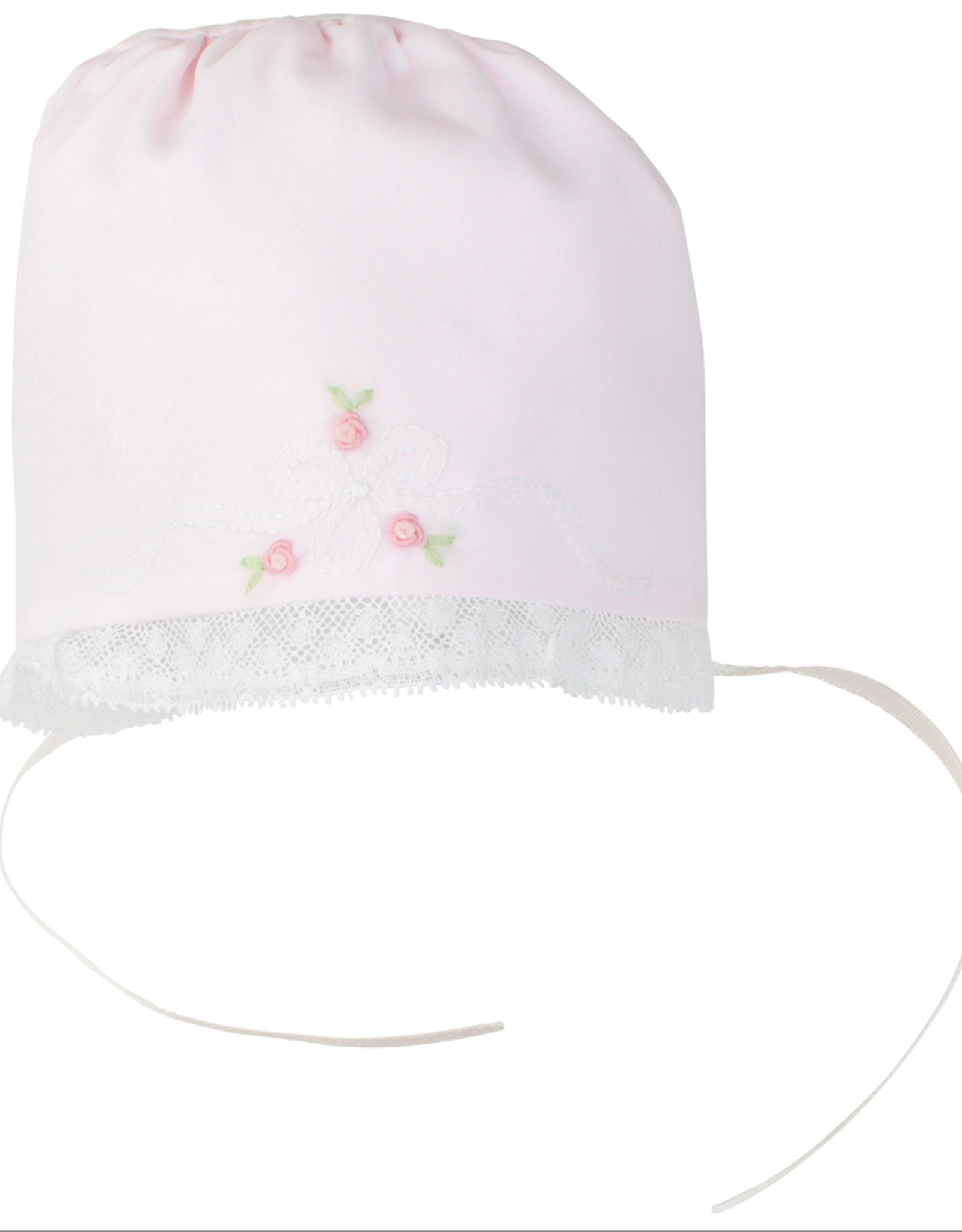 Feltman Brothers 2151 Vintage Bow Bonnet Pink
