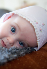 Feltman Brothers 2151 Vintage Bow Bonnet White