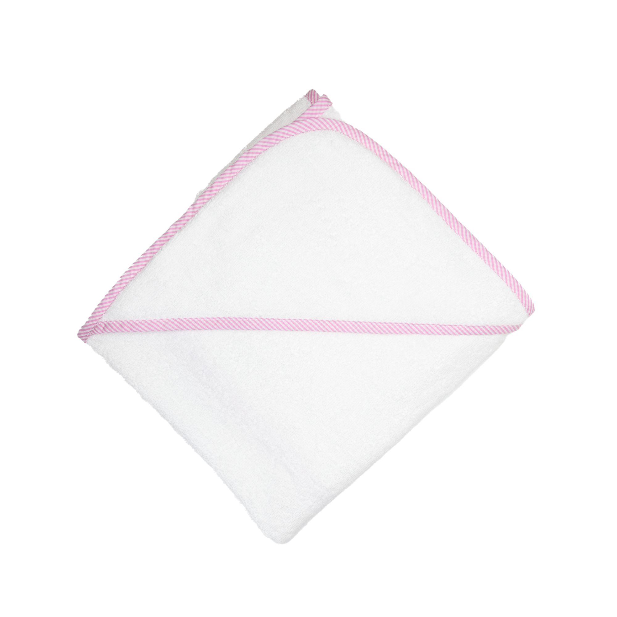 Terry Tots Hooded Towel, Pink Jacquard Bows