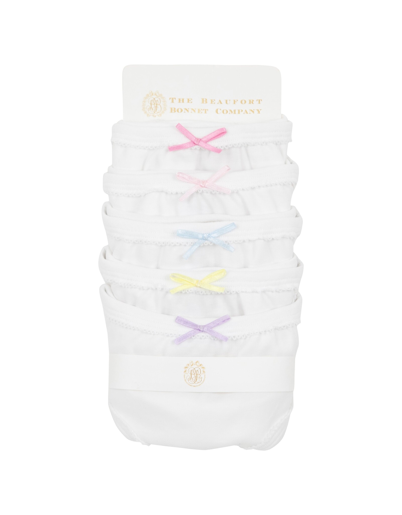 TBBC Pippy's Underpinnings Set Worth Ave White/Multi Ribbon