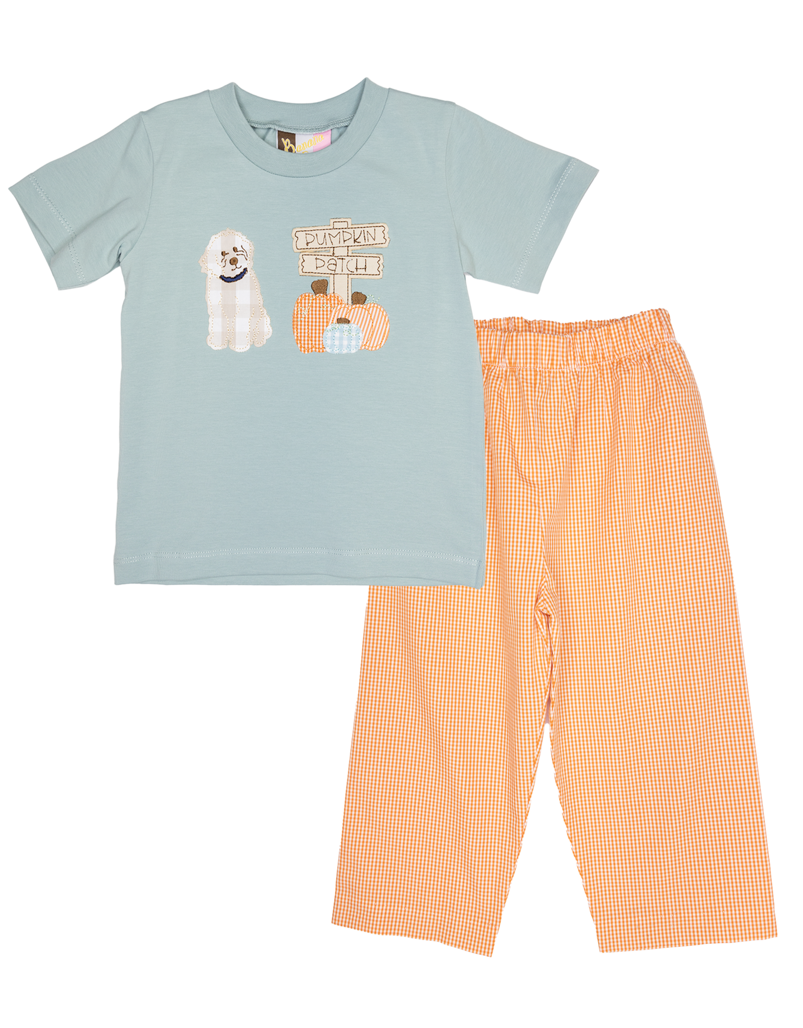 Banana Split 248 Pumpkin Patch Applique Shirt